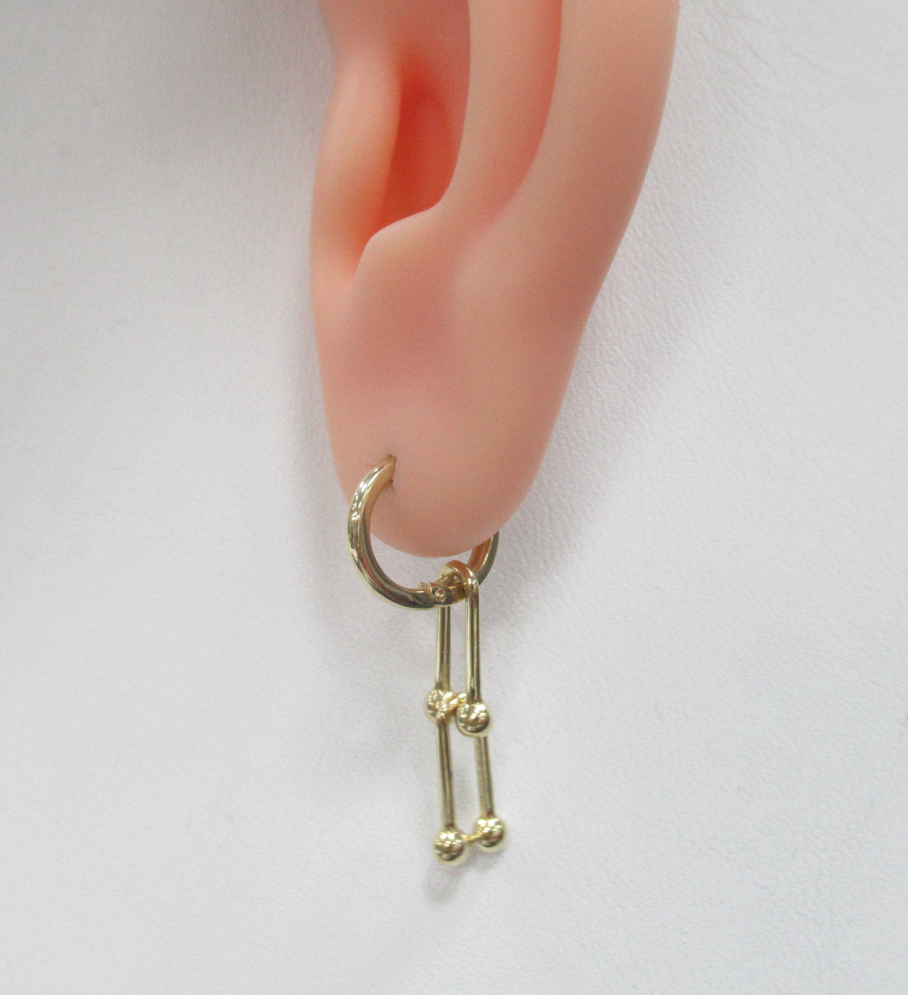 Серьги из желтого золота